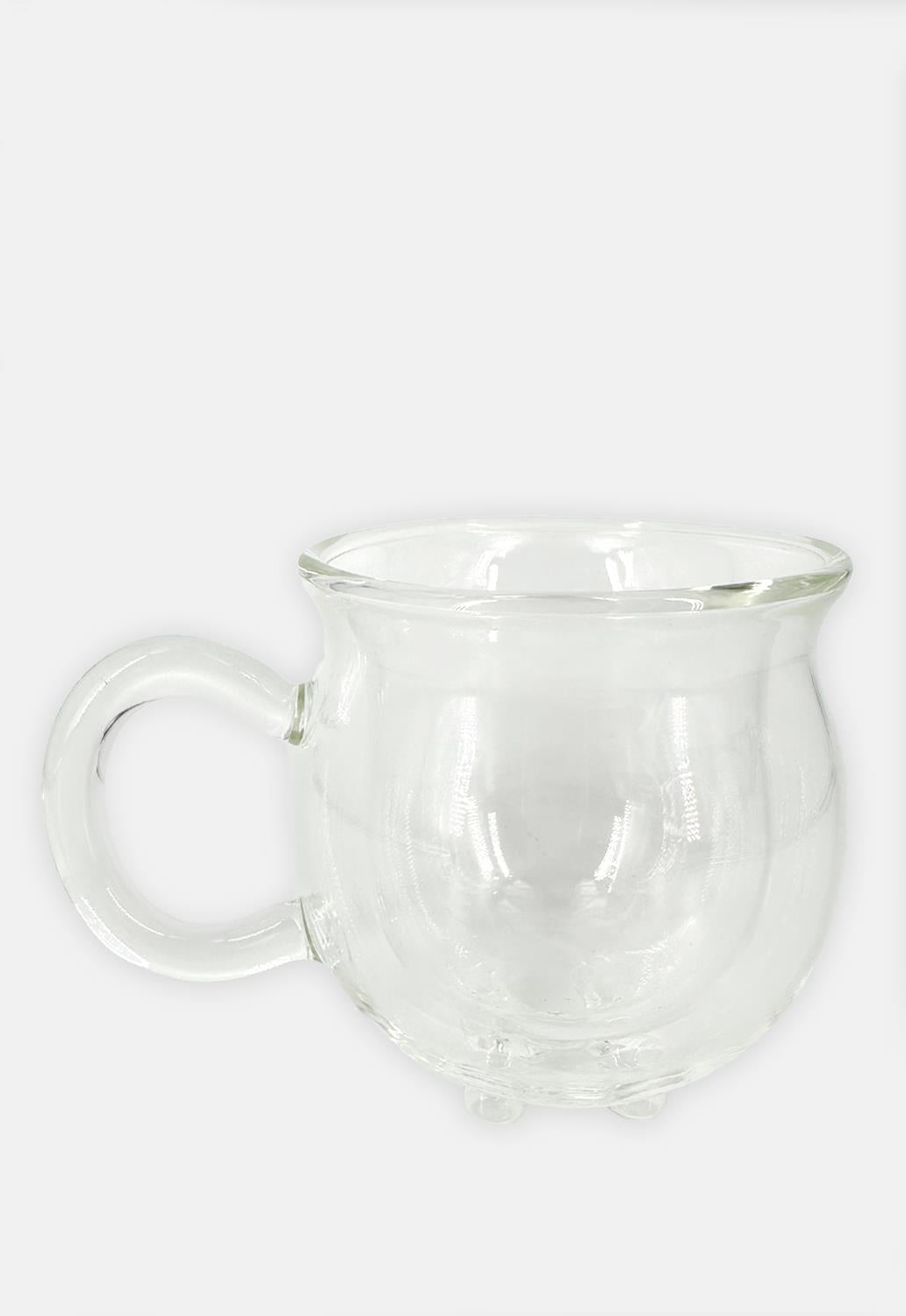 Cauldron Double Walled Glass Mug