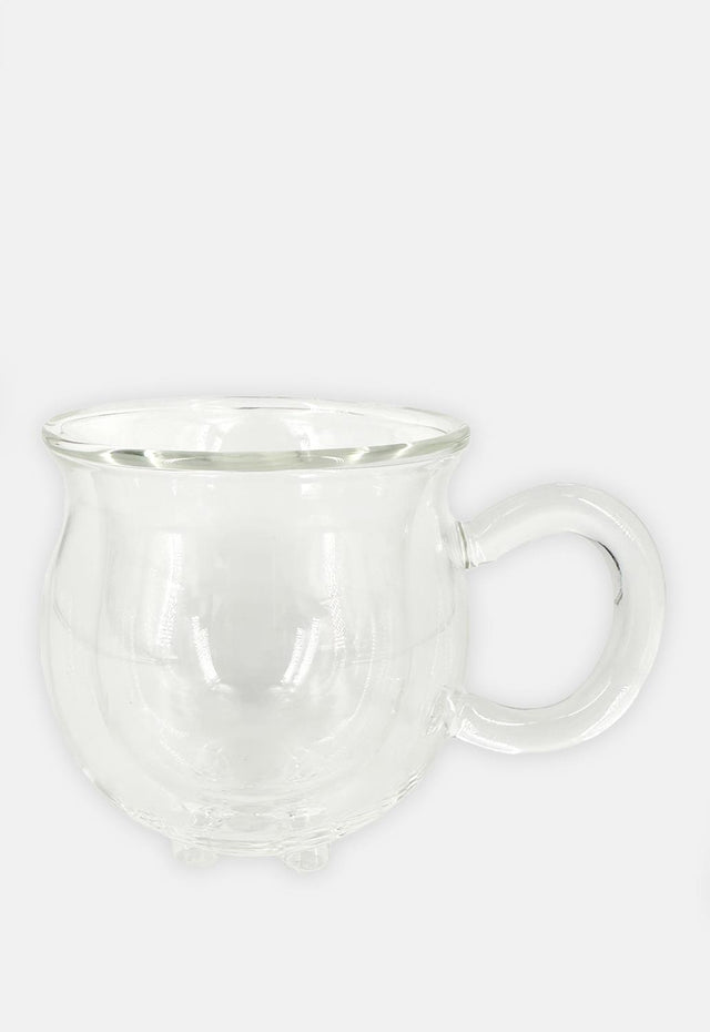 Cauldron Double Walled Glass Mug