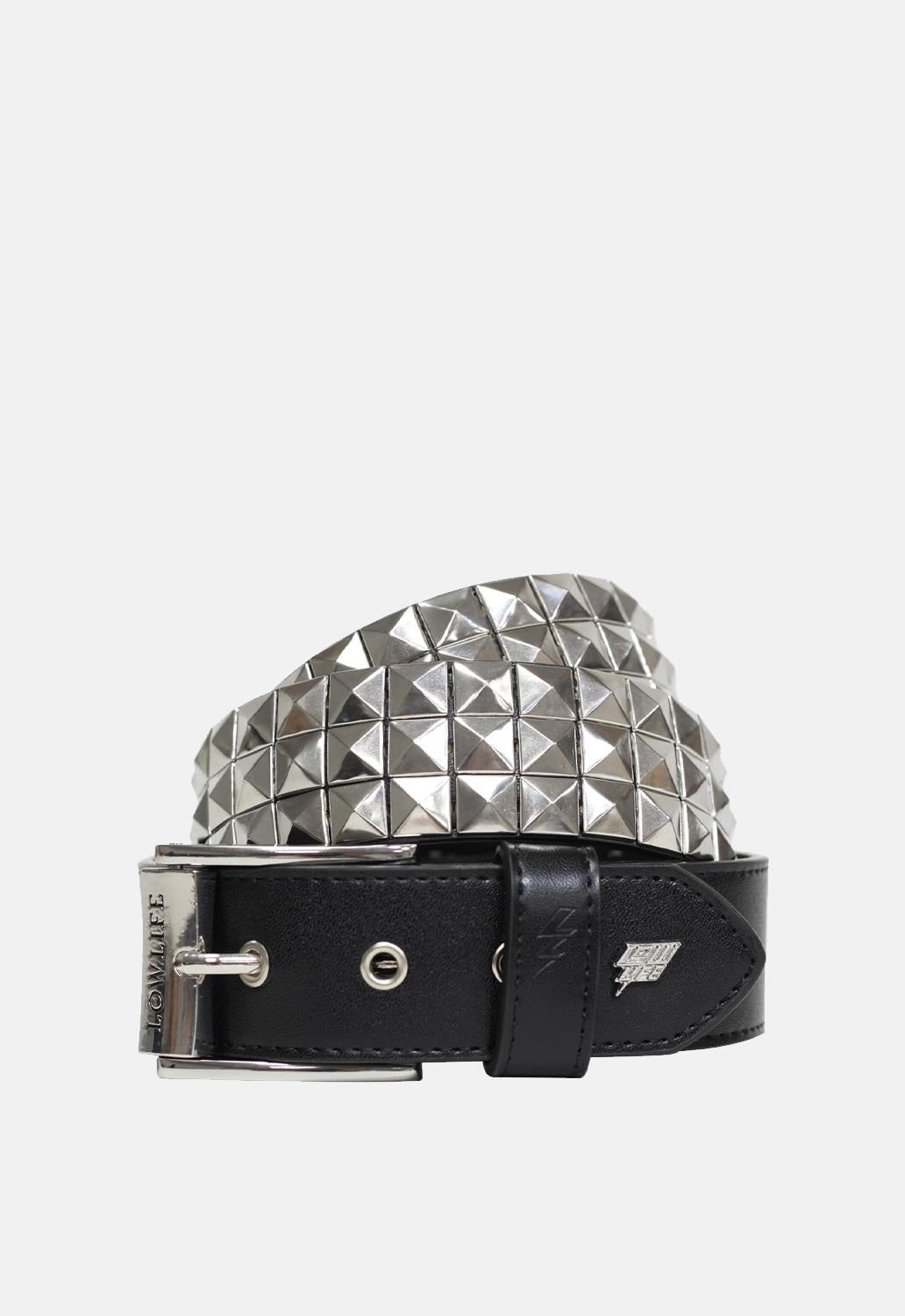 Triple S Studded Leather Belt