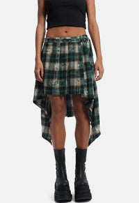 Lore Pleated Tartan Skirt