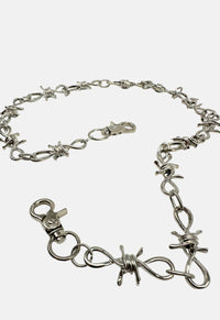 Barbed Wire Wallet Chain