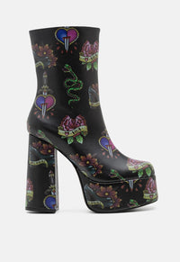 Verdict Of A Serpent Heel Boot