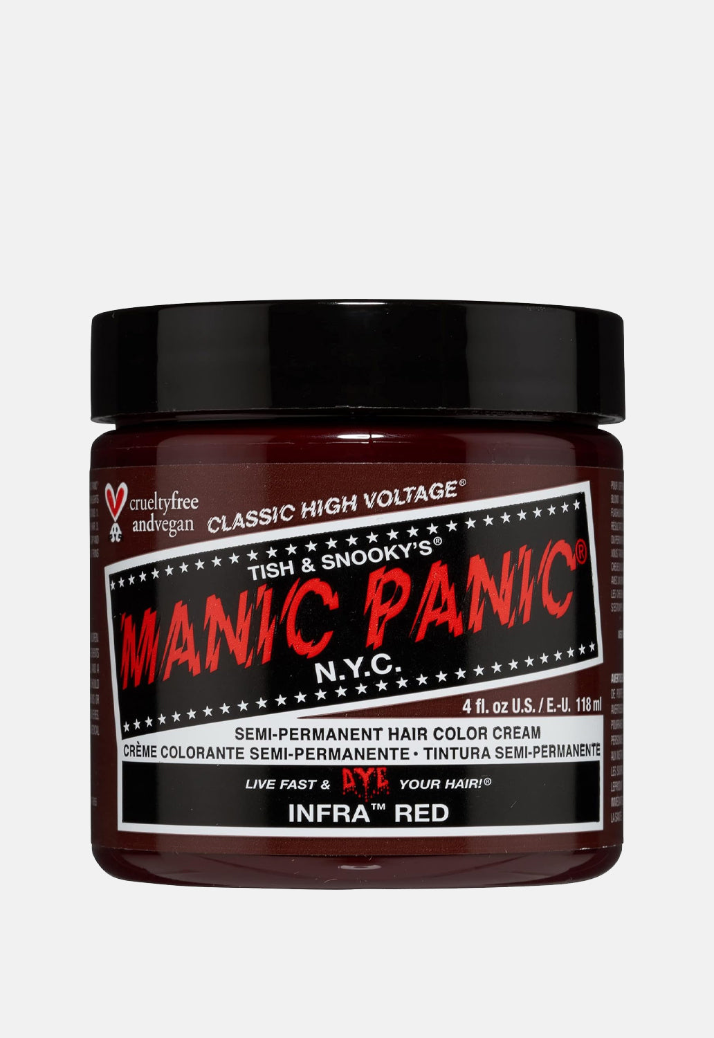 Infra Red High Voltage Hair Dye