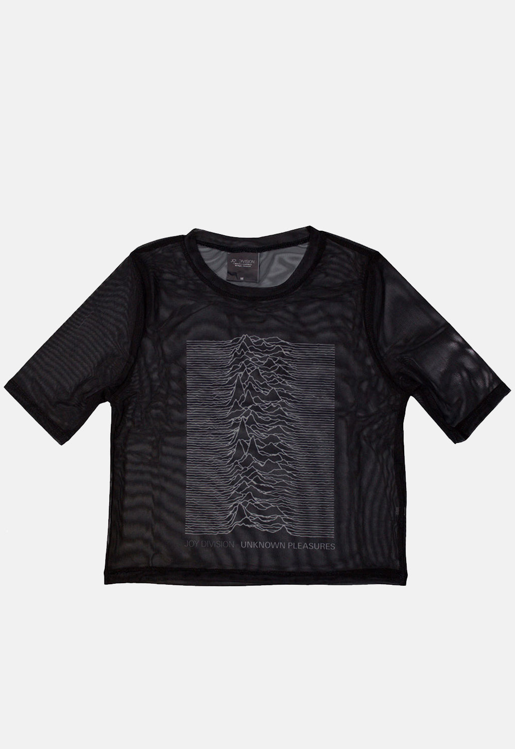 Unknown Pleasures Mesh Crop Top