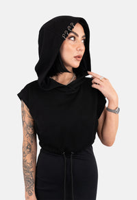 Kellin Cropped Tank Hoodie