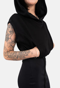 Kellin Cropped Tank Hoodie