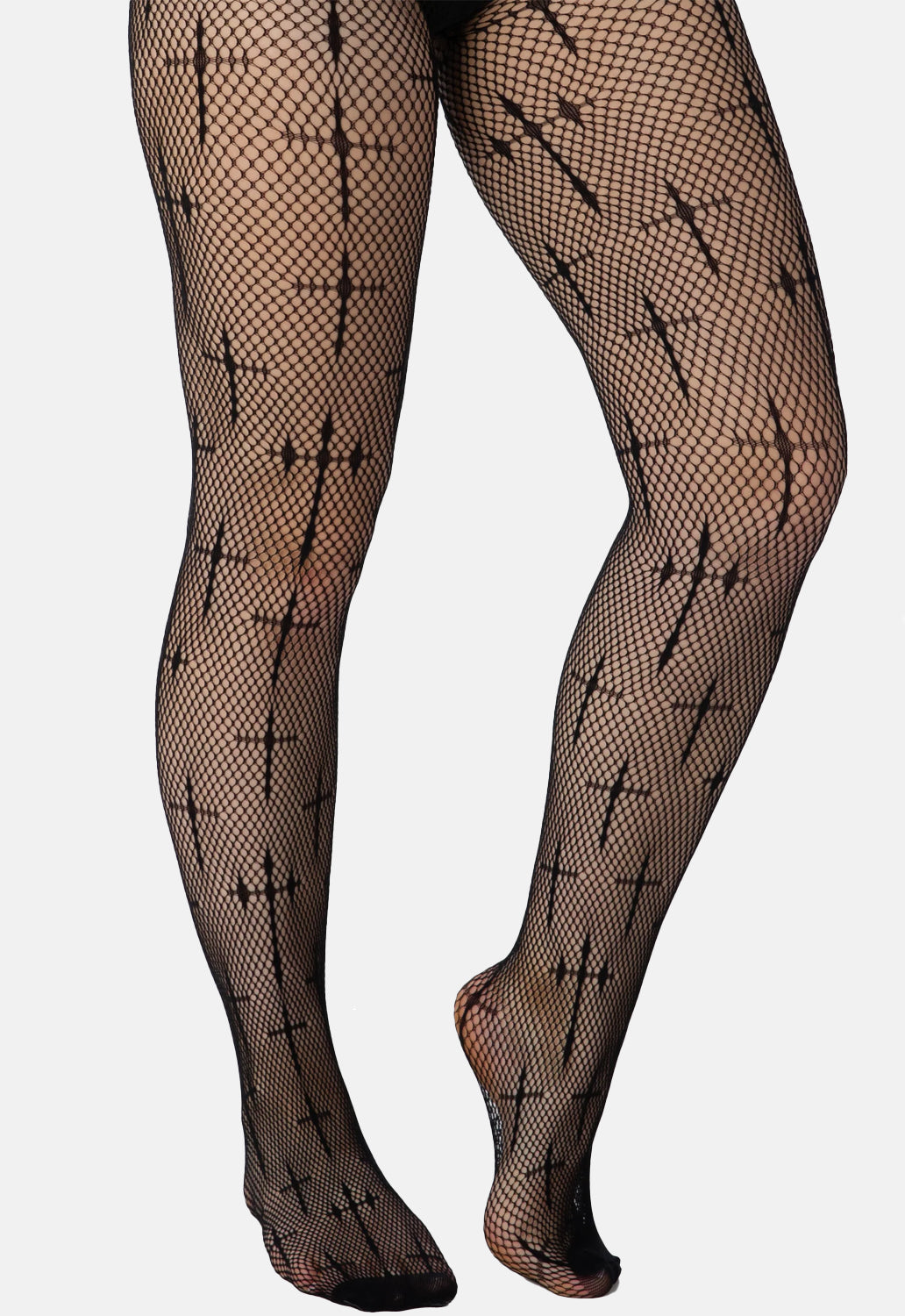 Latin Cross Net Tights