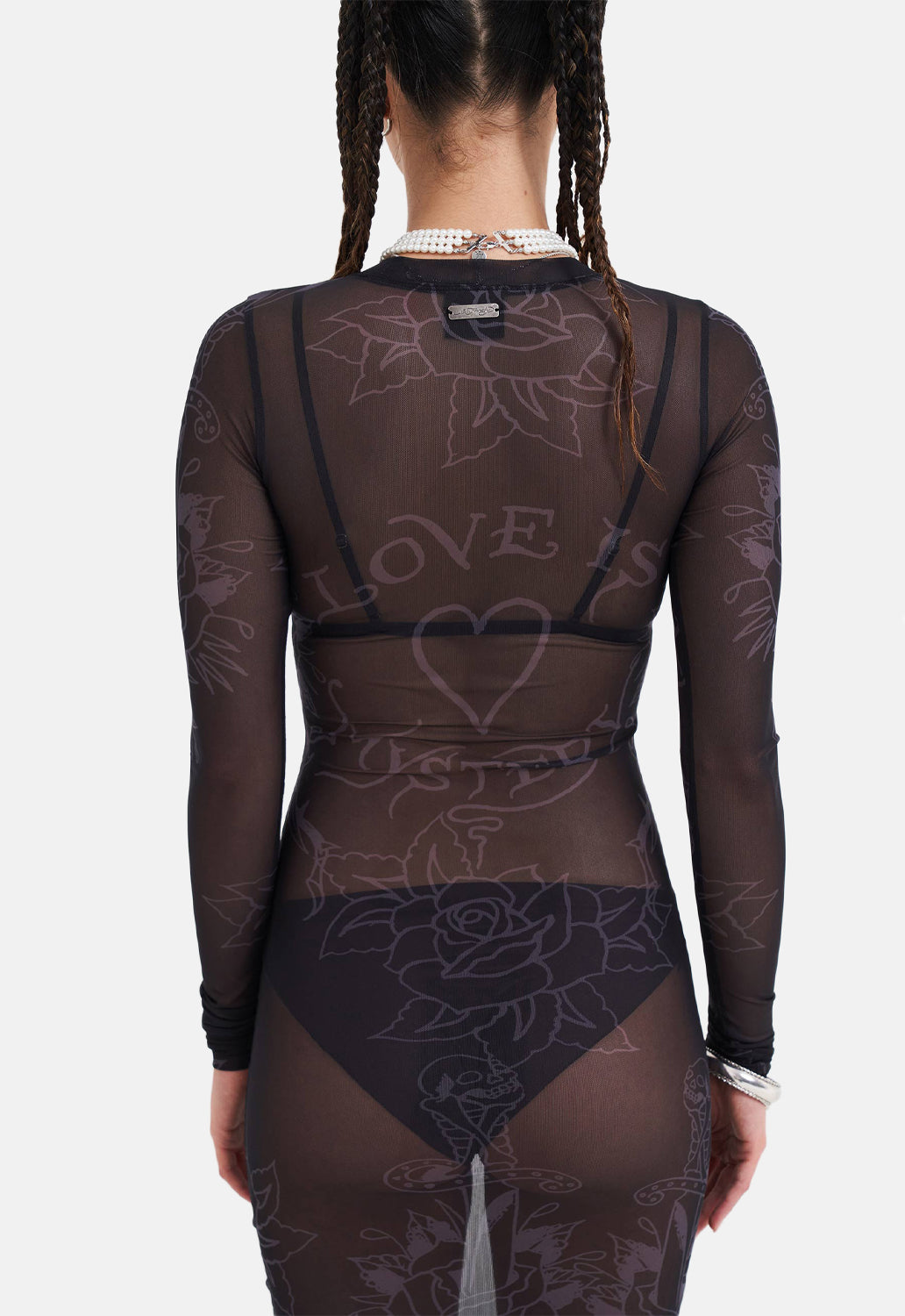 Love Is Mystery Mesh Dress