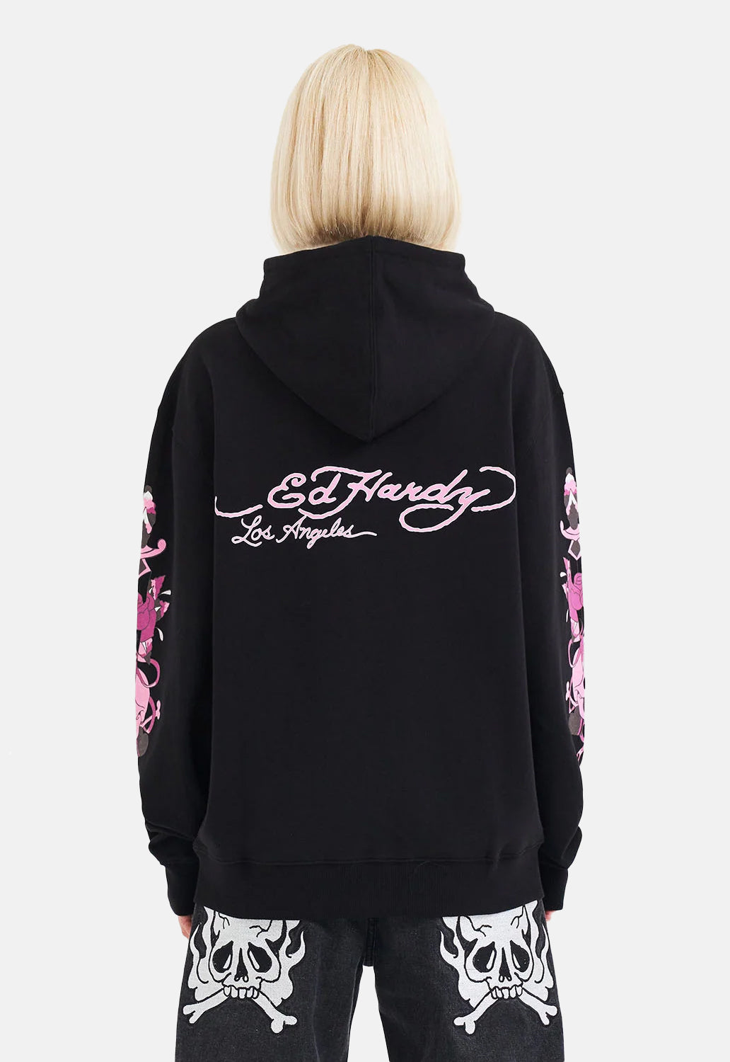 Love Wrapped Graphic Relaxed Zip Hoodie