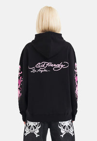 Love Wrapped Graphic Relaxed Zip Hoodie