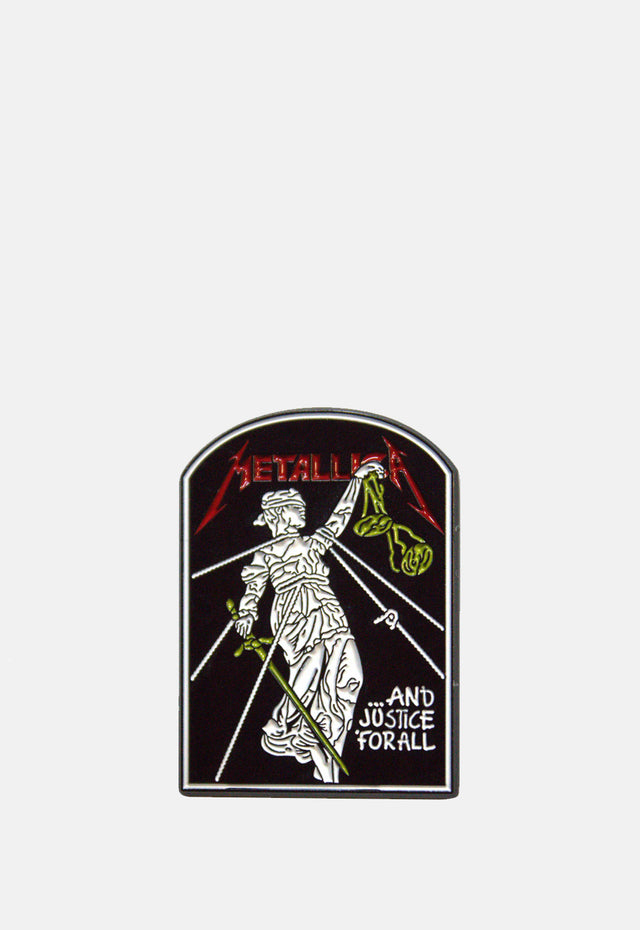 And Justice For All Tombstone Pin Badge