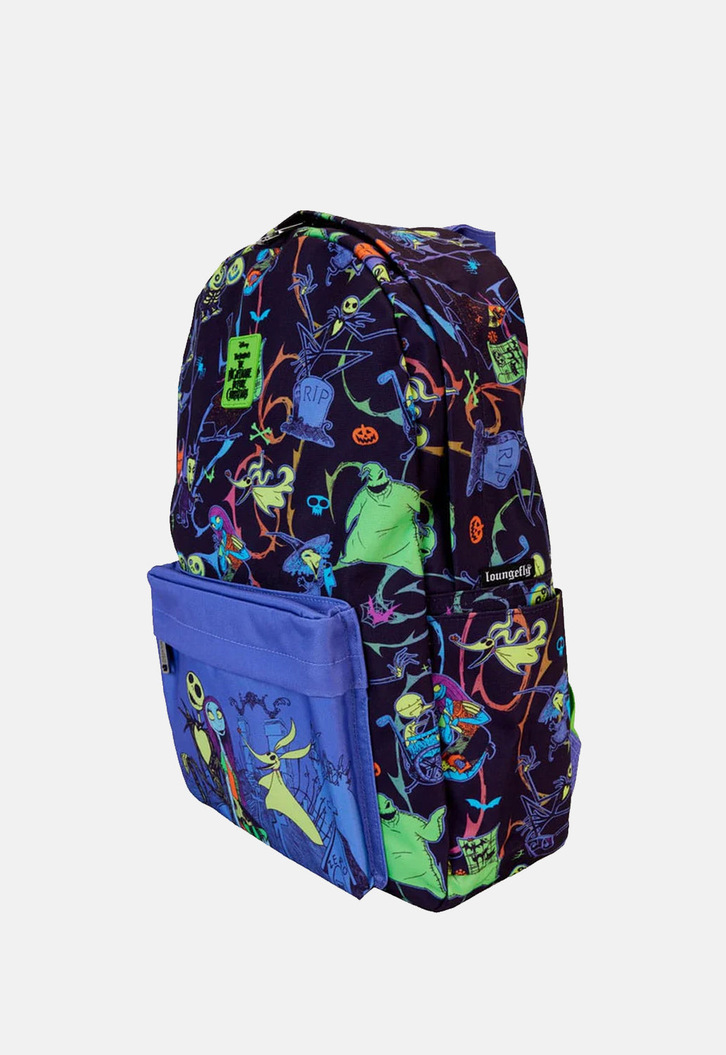 The Nightmare Before Christmas Neon Glow-in-the-dark Backpack