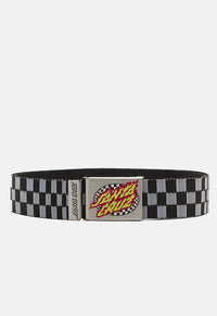 Oval Check Flame Belt