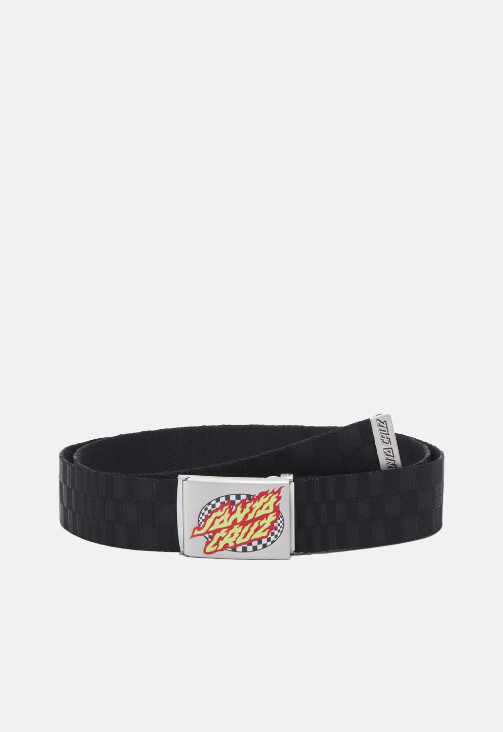 Oval Check Flame Belt