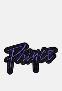 Purple Text Logo Patch