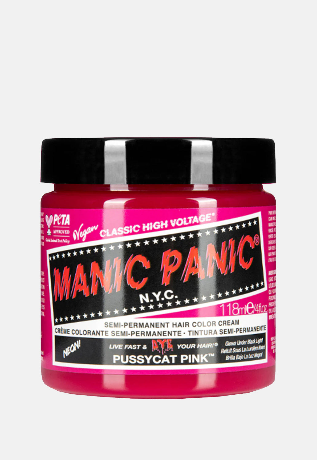 Pussycat Pink High Voltage Hair Dye