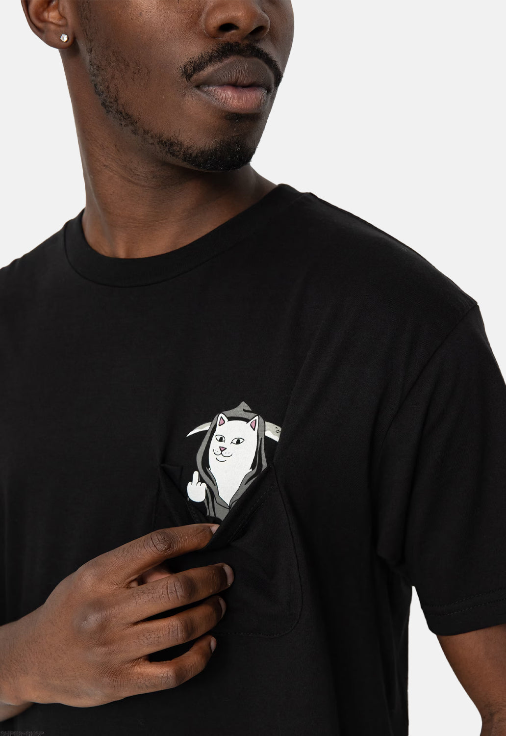 Grim Lord Nermal Pocket T-Shirt