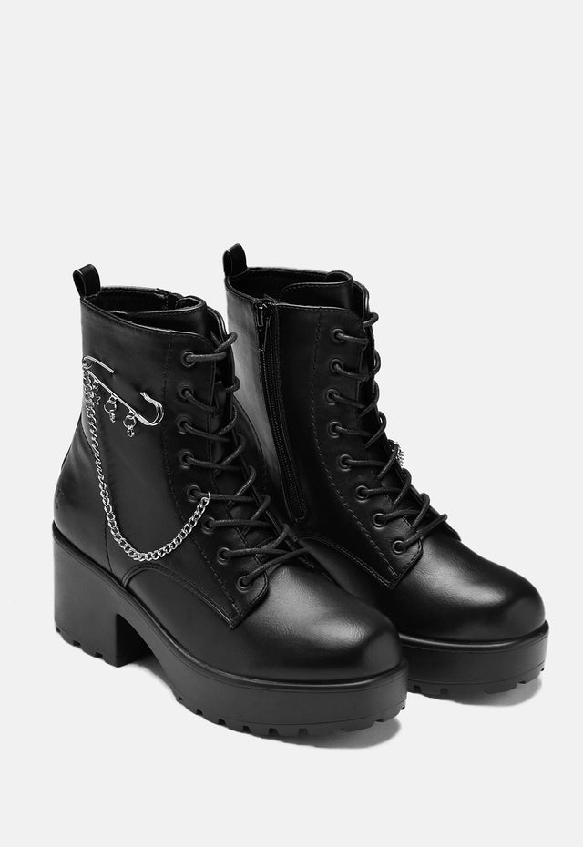 Salvius Military Lace Up Boots