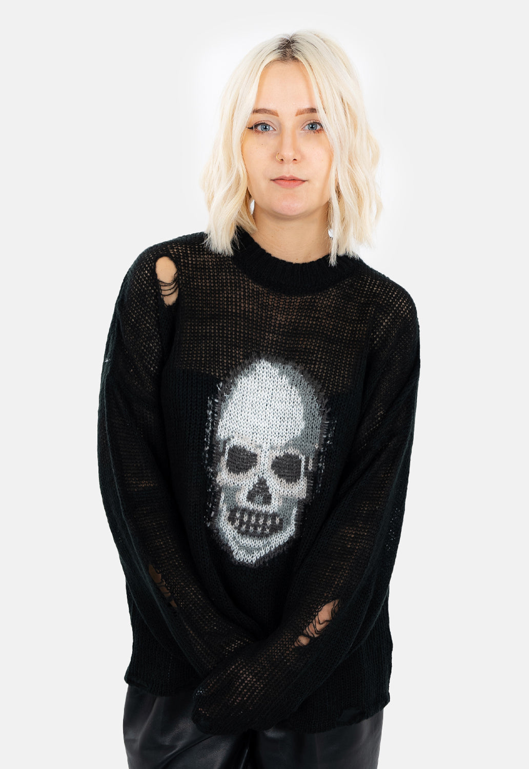 Skull Loose Knit