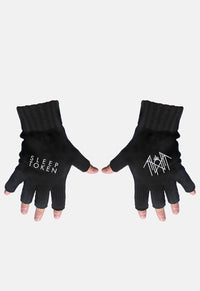 Logo & Sigil Fingerless Gloves