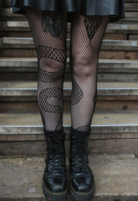 Snake Net Tights