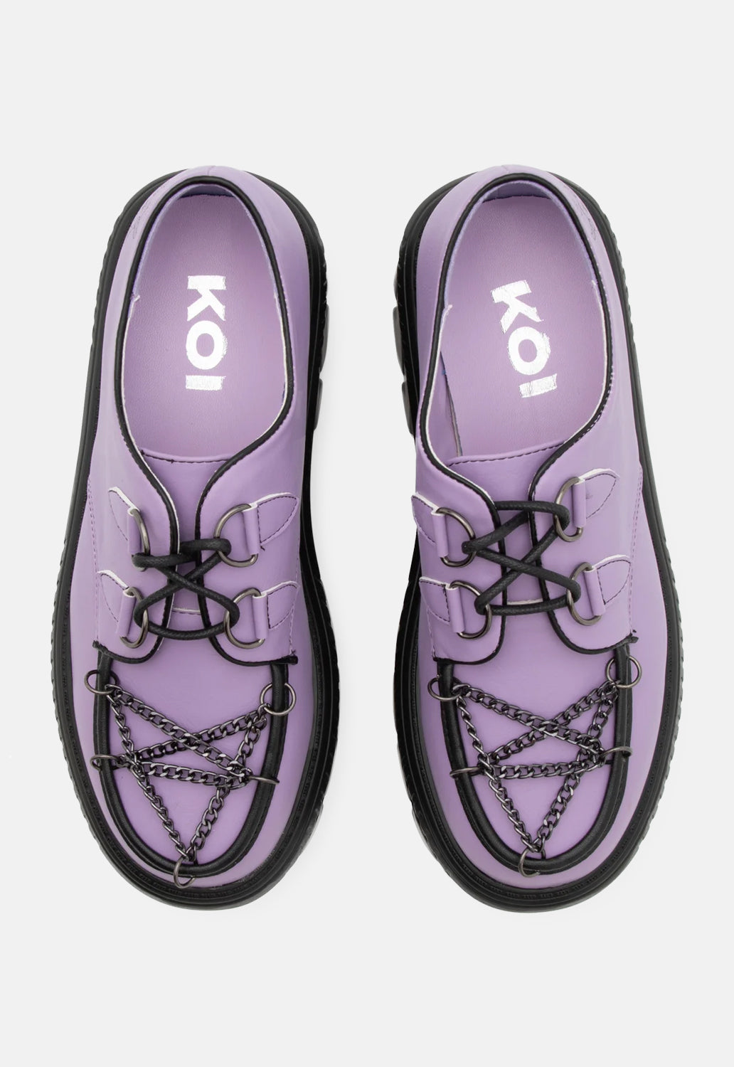 Spooky Solitude Pentagram Shoe