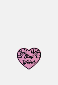 Stay Weird Heart Patch