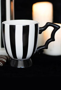 Striped Ceramic Teacup