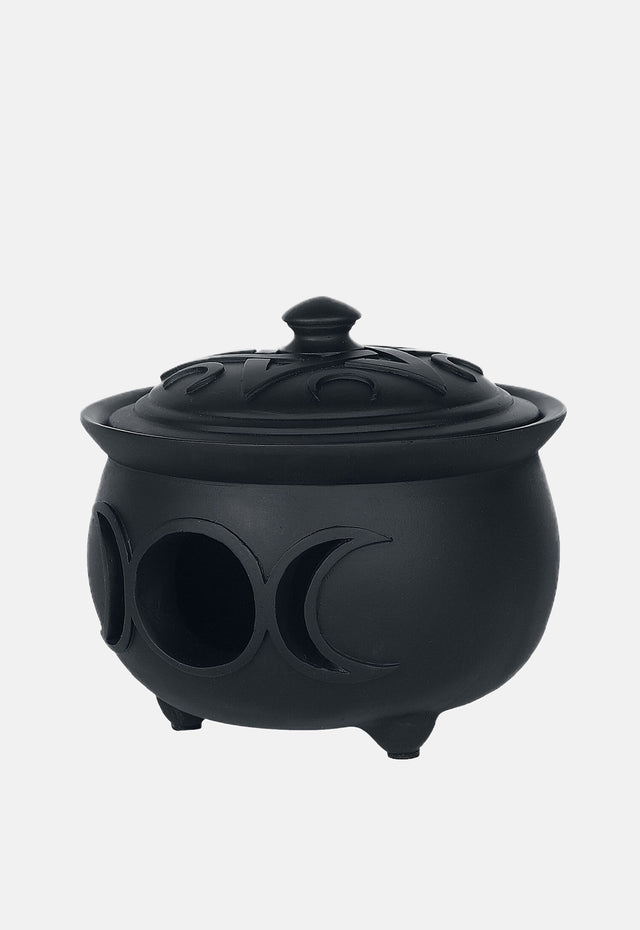 Triple Moon Cauldron Pot