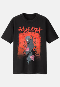 Uchiha Back Print T-Shirt