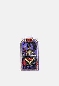 Purple Death Tarot Card Patch