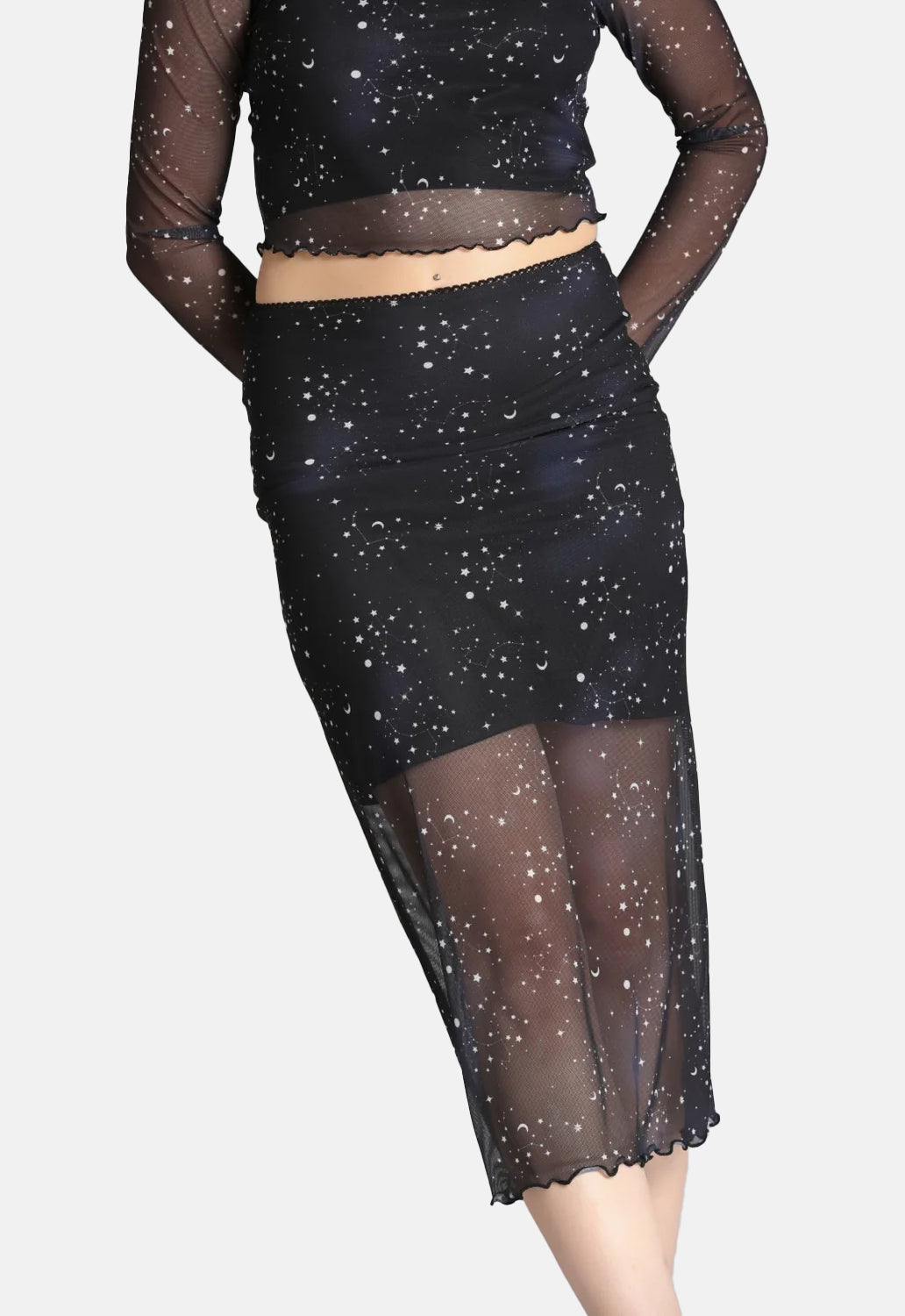 Zodiac Mesh Skirt