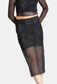 Zodiac Mesh Skirt