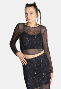 Zodiac Mesh Top