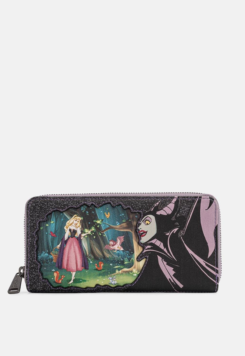 Loungefly Disney Villains Scene Maleficent Sleeping Beauty Zip Wallet
