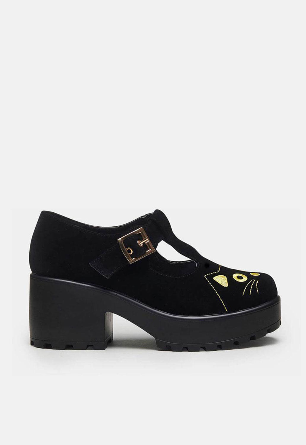 Fuji Cat Face Mary Janes