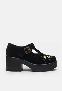 Fuji Cat Face Mary Janes