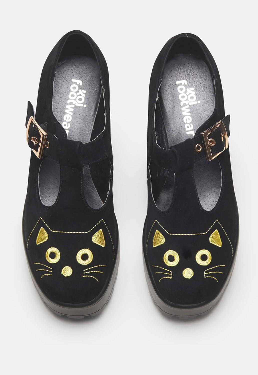Fuji Cat Face Mary Janes