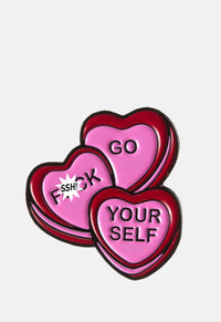 Candy Hearts Pin