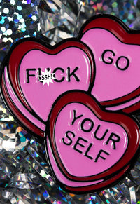 Candy Hearts Pin