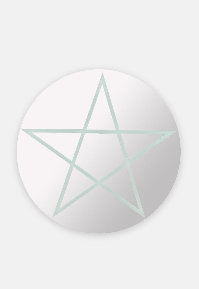 Round Pentagram Mirror