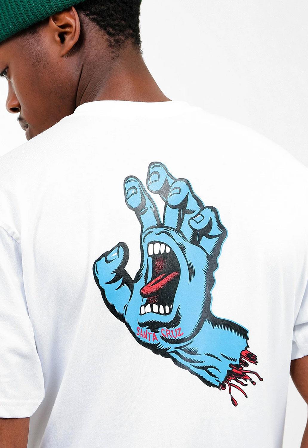 Screaming Hand Chest T-Shirt