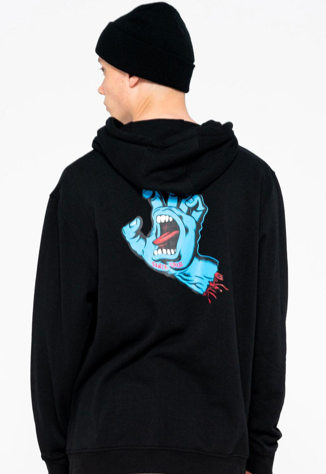 Screaming Hand Chest Hoodie