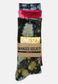 Men's Tie Dye 3 Pack Socks