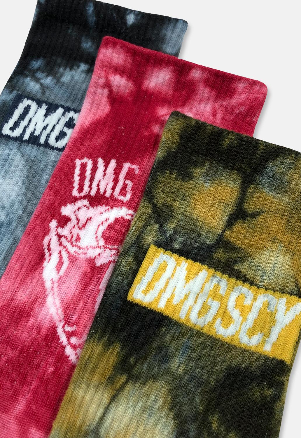 Men's Tie Dye 3 Pack Socks