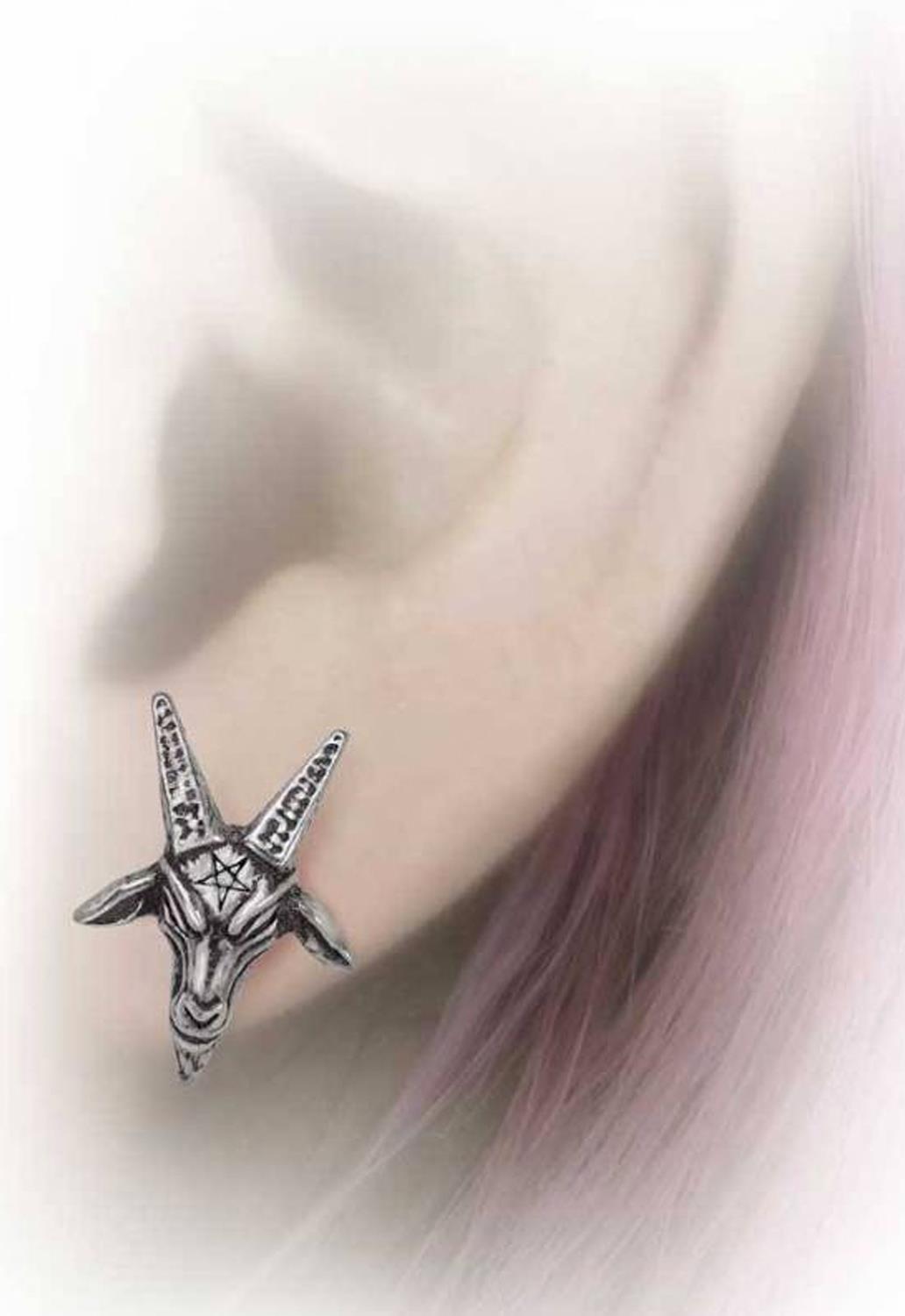 Baphomet Stud Earrings