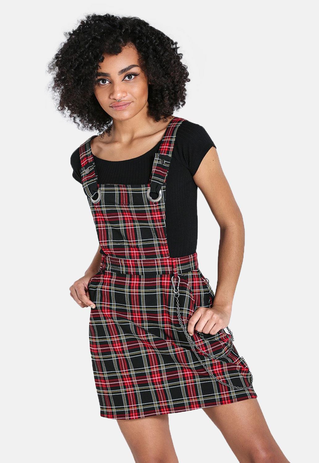 Clash Pinafore Dress