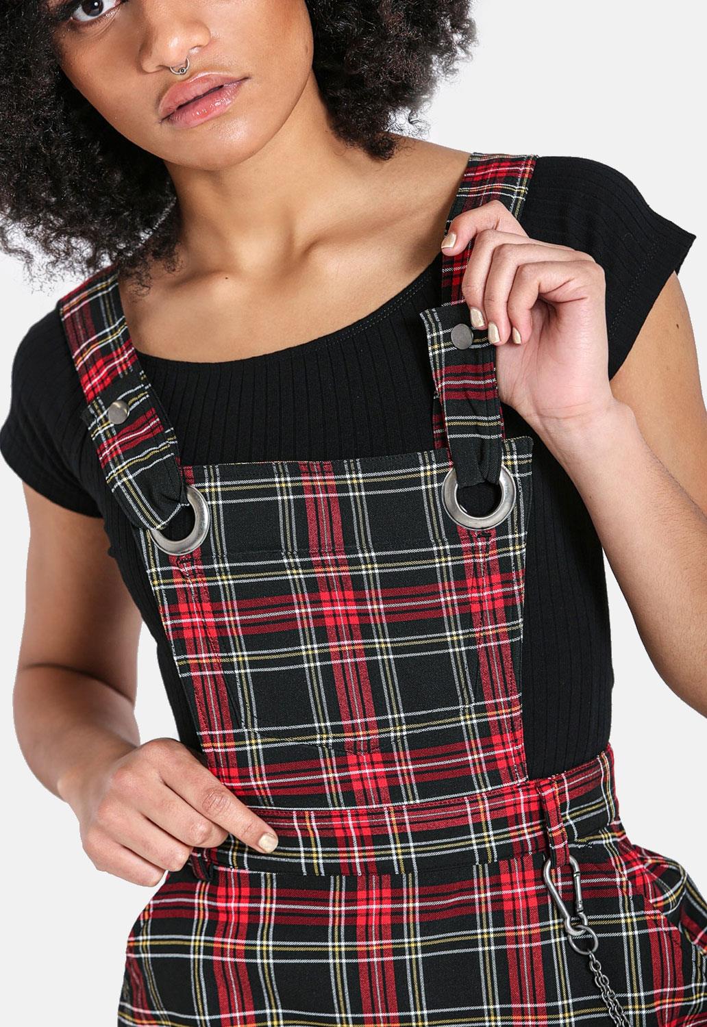 Clash Pinafore Dress