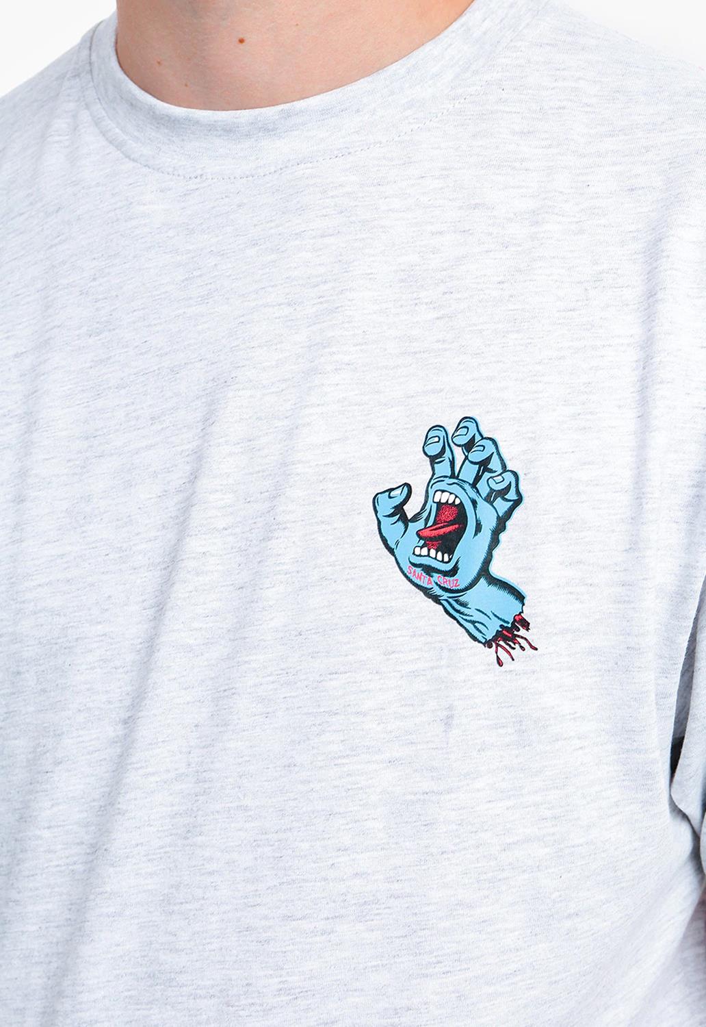 Screaming Hand Chest T-Shirt