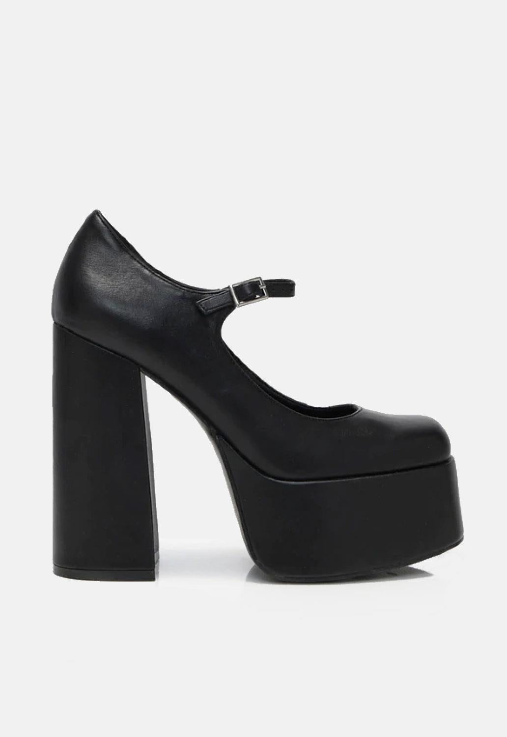 Darkbloom Platform Heels